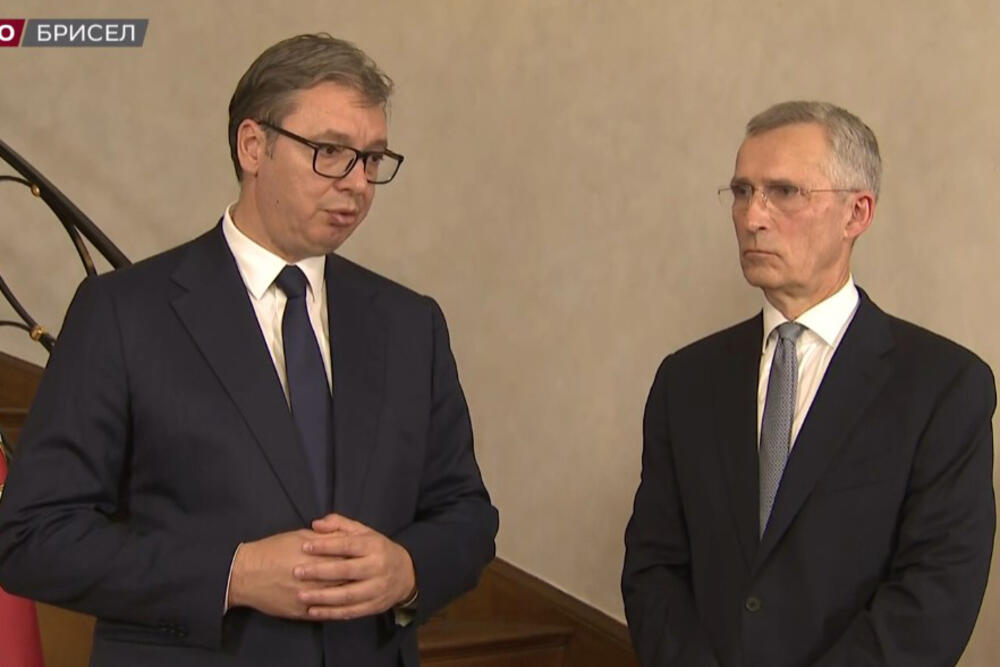 Aleksandar Vučić i generalni sekretar NATO Jens Stoltenberg