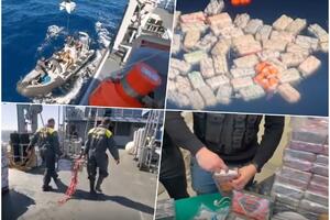 REKORDNA ZAPLENA U ITALIJI: U ribarskom brodu 5,3 tone kokaina vredne 850 miliona evra (VIDEO)