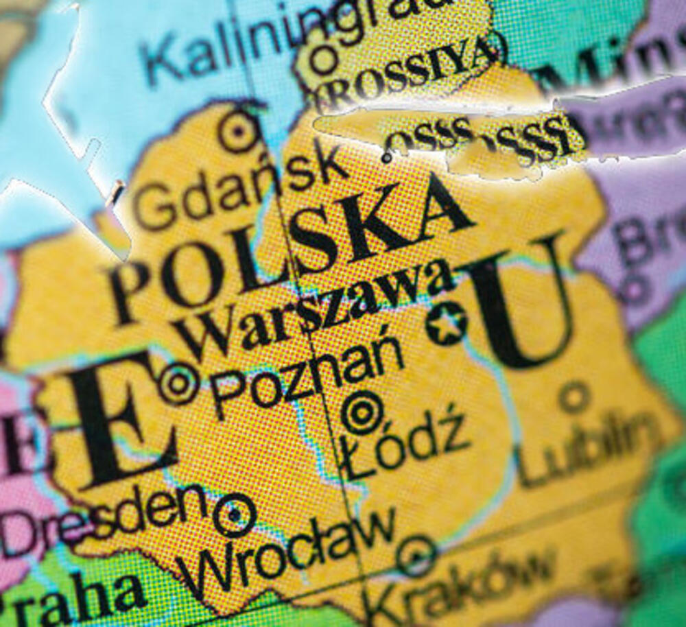 Poljska, mapa Poljske
