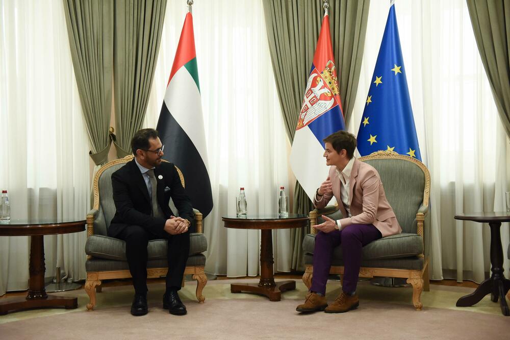 UAE NAJVAŽNIJI SPOLJNOTRGOVINSKI PARTNER SRBIJE: Premijerka Brnabić razgovarala sa odlazećim ambasadorom Emirata