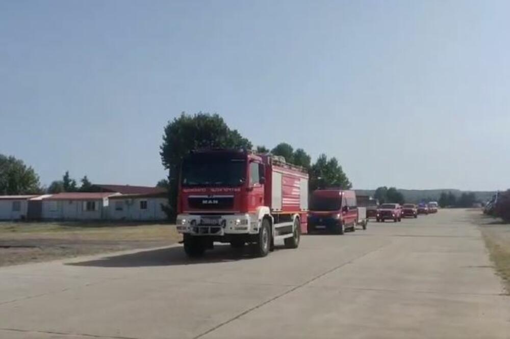 SRPSKI VATROGASCI KRENULI KA VOLOSU: Naš tim gasiće požar u regionu Tesalija (VIDEO)