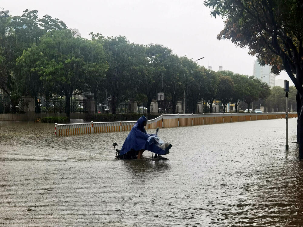 Tajfun Doksuri, Kina