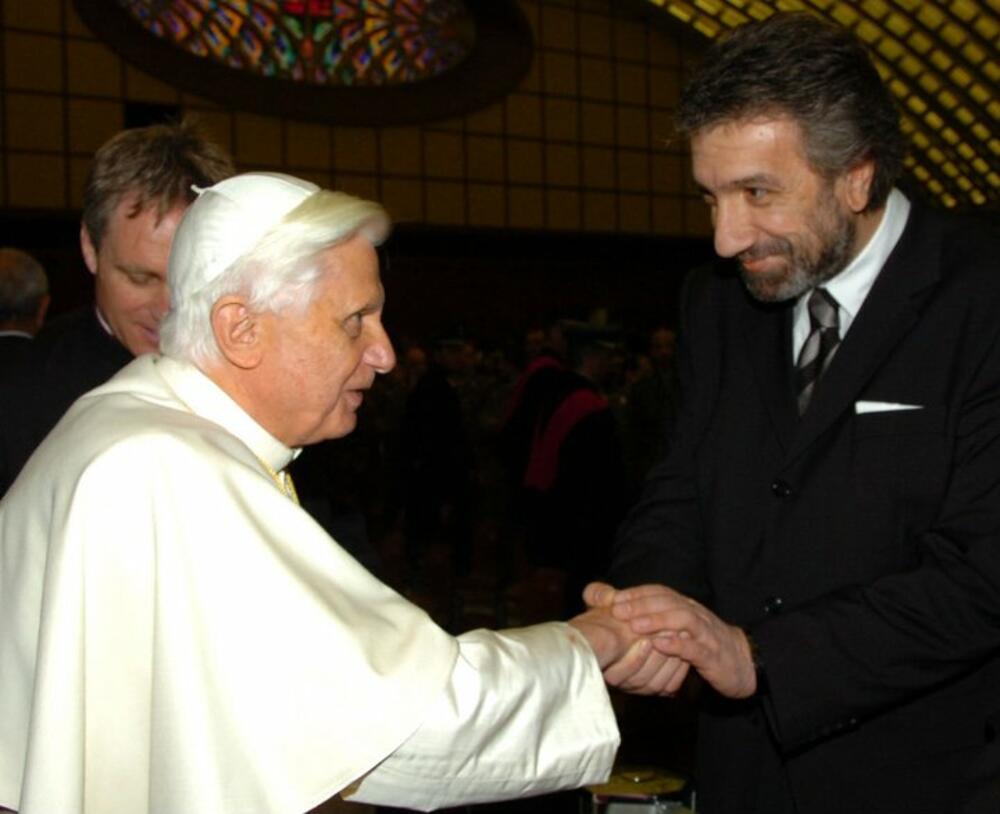 Papa Benedikt XVI i Luka Mičeta