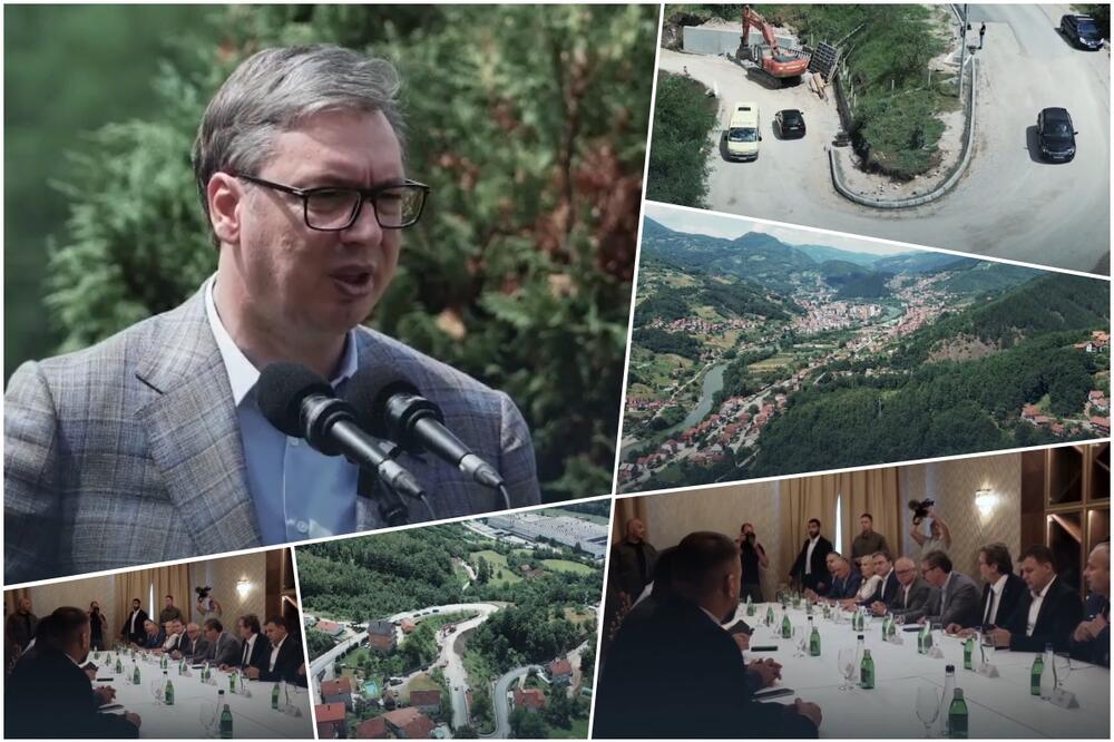 "SRBIJU VOLE VIŠE OD SVEGA": Predsednik Vučić zahvalio ljudima iz Priboja i Pribojske Banje na gostoprimstvu (VIDEO)