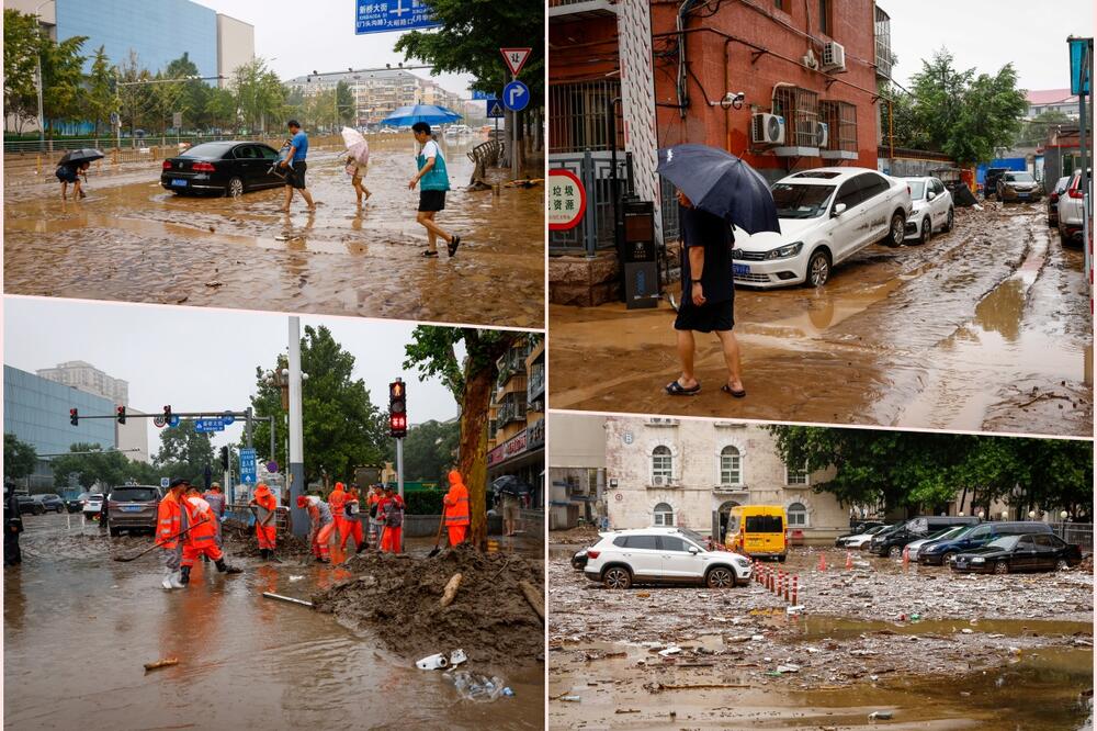 TAJFUN NAPRAVIO HAOS U PEKINGU, NAJMANJE 11 OSOBA POGINULO: Obilne kiše padaju već 4. dan! Više od 20 ljudi nestalo (FOTO)