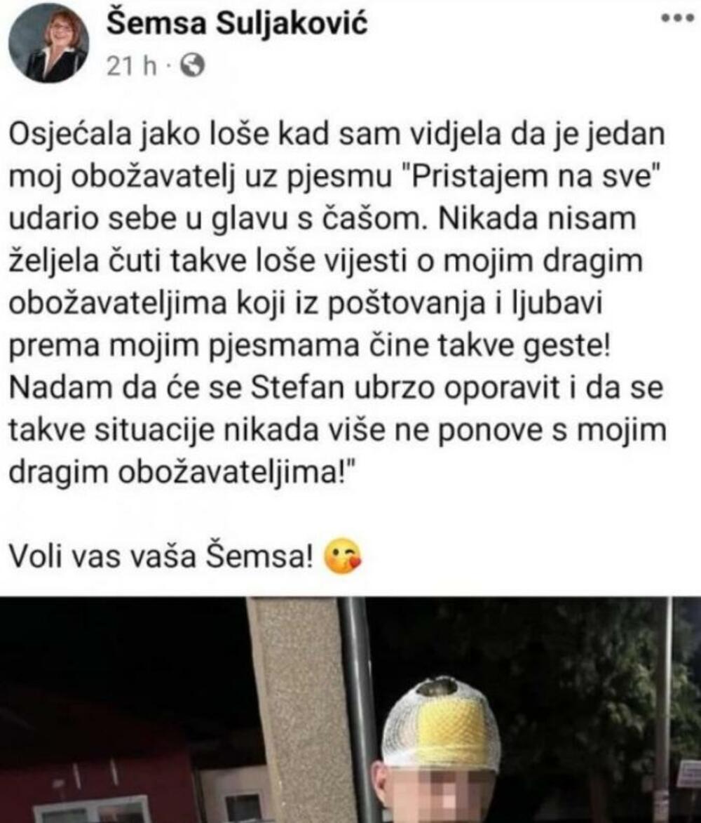 Šemsa Suljaković uznemirena