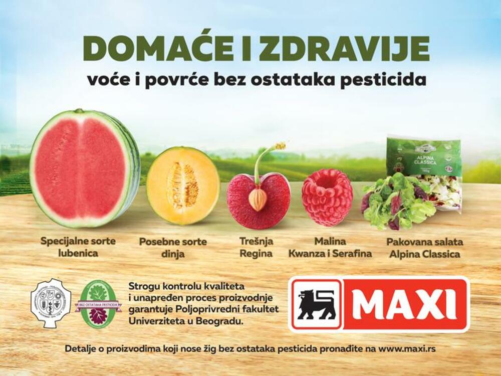 Maxi, Delez Srbija