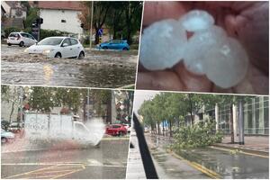 MRKLI MRAK U BEOGRADU USRED DANA! Potop, oluja i grad tuku po Gazeli, nema struje u Zemunu, potop u Terazijskom tunelu (VIDEO)