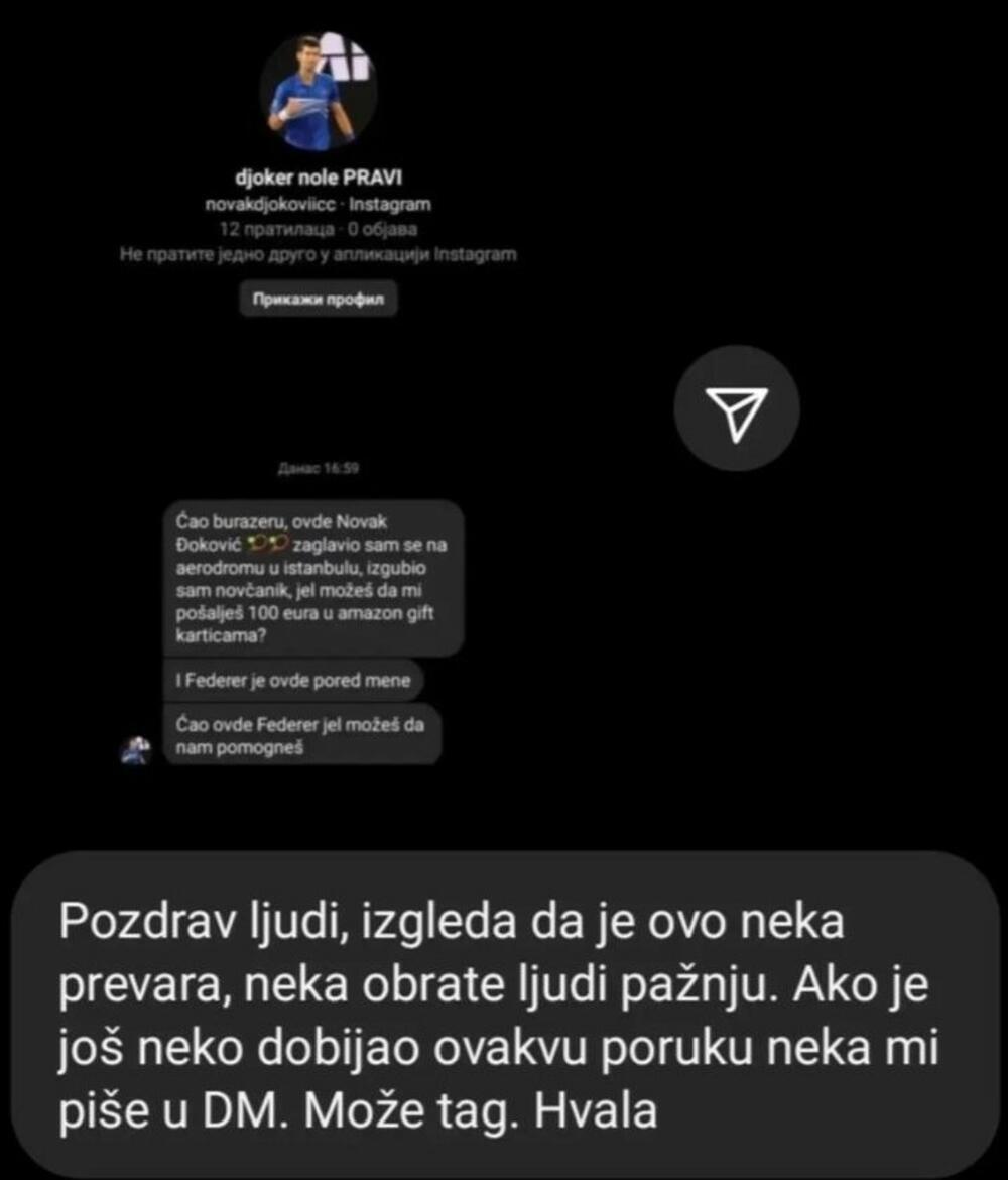 prevara, Novak Đoković, novac