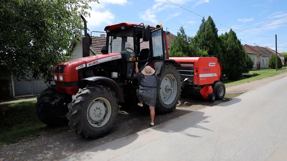 Ivanka Obućina, žena iz traktora