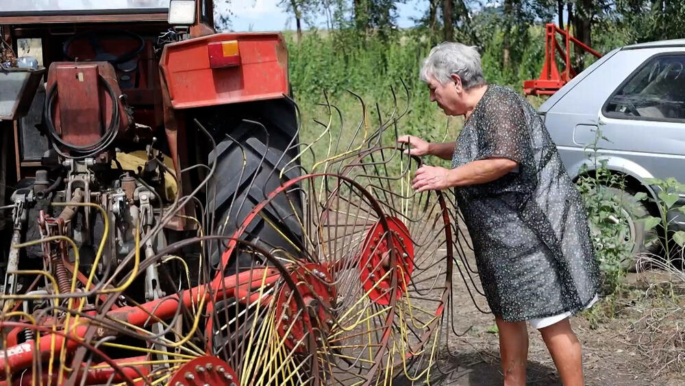 Ivanka Obućina, žena iz traktora
