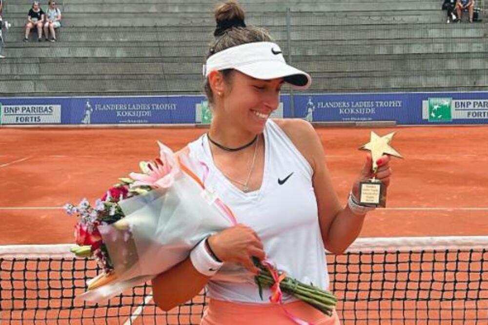 DEJANA RADANOVIĆ PODIGLA PEHAR NA TURNIRU U BELGIJI: Srpkinja je ovom pobedom skočila za 100 mesta na WTA listi