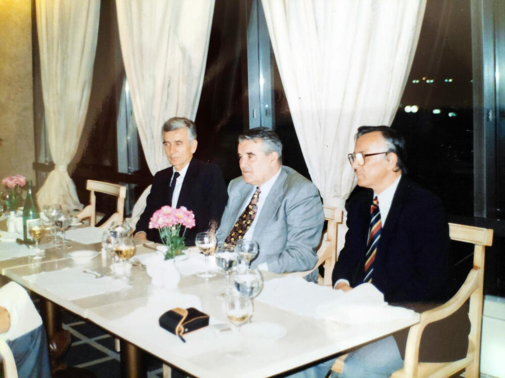 Dr Brdarić sa Miljanom Miljanićem i dr Miloradom Ercegom