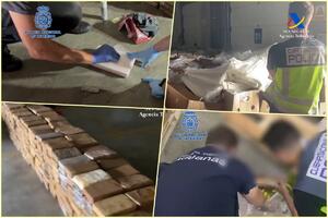 ŠPANSKA POLICIJA ZADALA ISTORIJSKI UDARAC BALKANSKOM KARTELU Zaplenili im 10 tona kokaina vrednog TRI MILIJARDE EVRA (VIDEO)