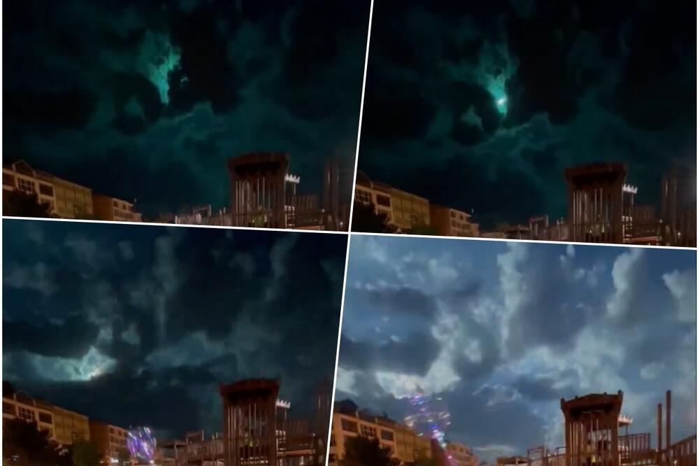 DETE SE IGRALO BALONOM, A ONDA BLJESAK: Pogledajte spektakularni meteor u Turskoj koji je obojio noćno nebo u zeleno (VIDEO)