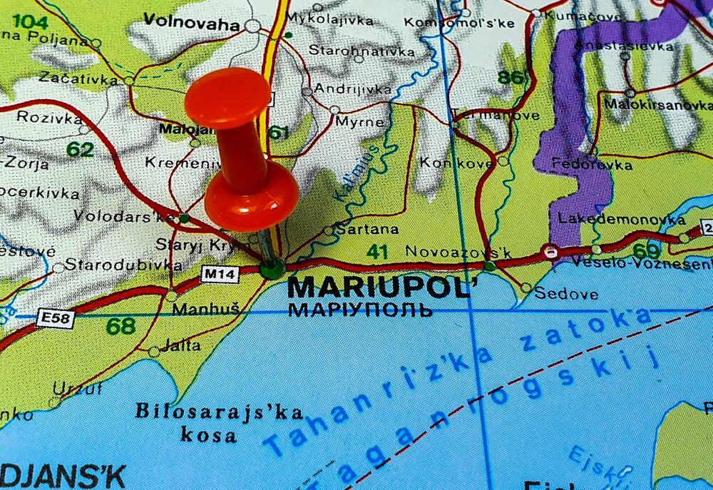 Mariupolj, mapa