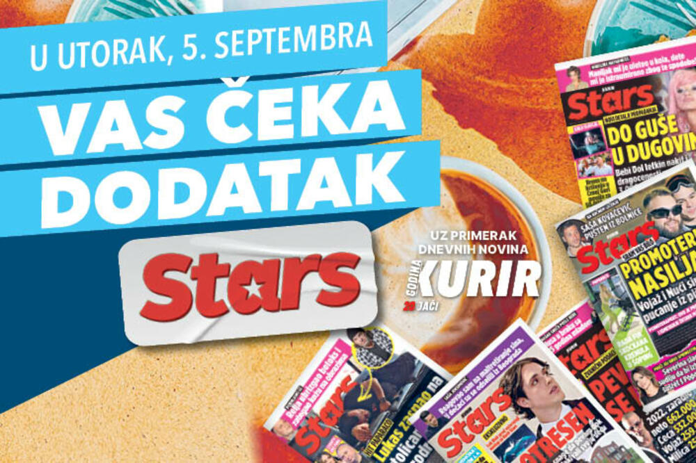 NE PROPUSTITE u utorak, 5.septembra novi STARS