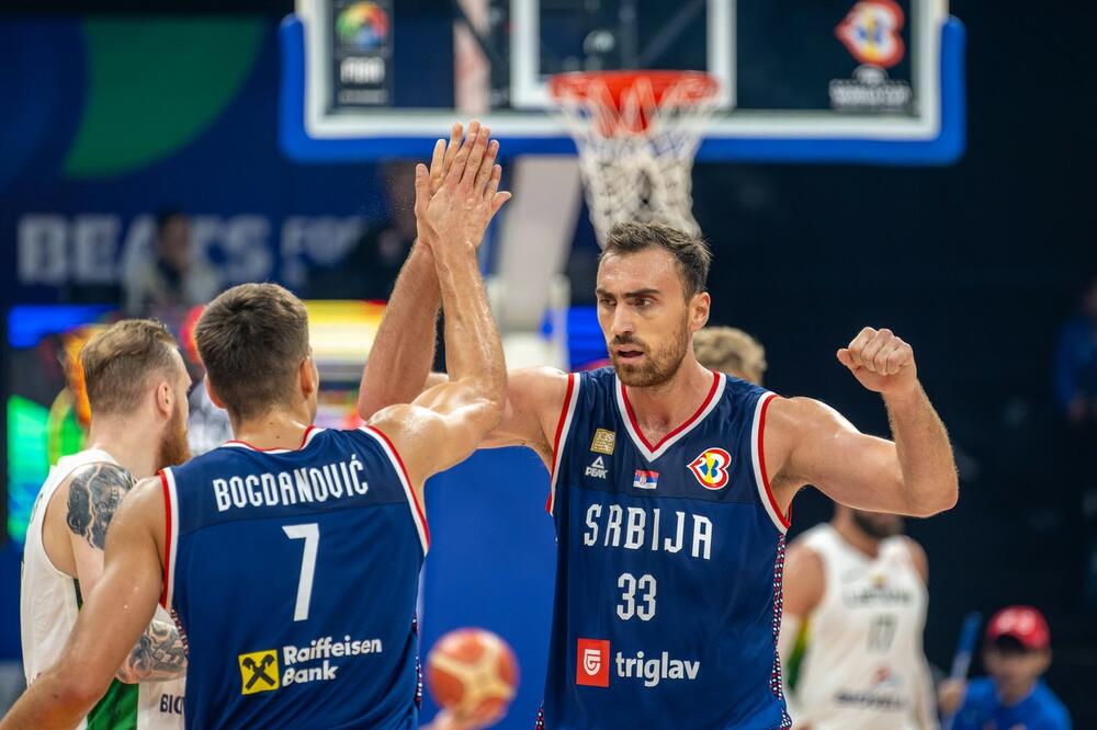 LITVANCI, NIJE VAM OVO AMERIKA! FIBA urnebesnom objavom nasmejala svet: Genijalnom fotkom opisali surovu dominaciju Srbije!