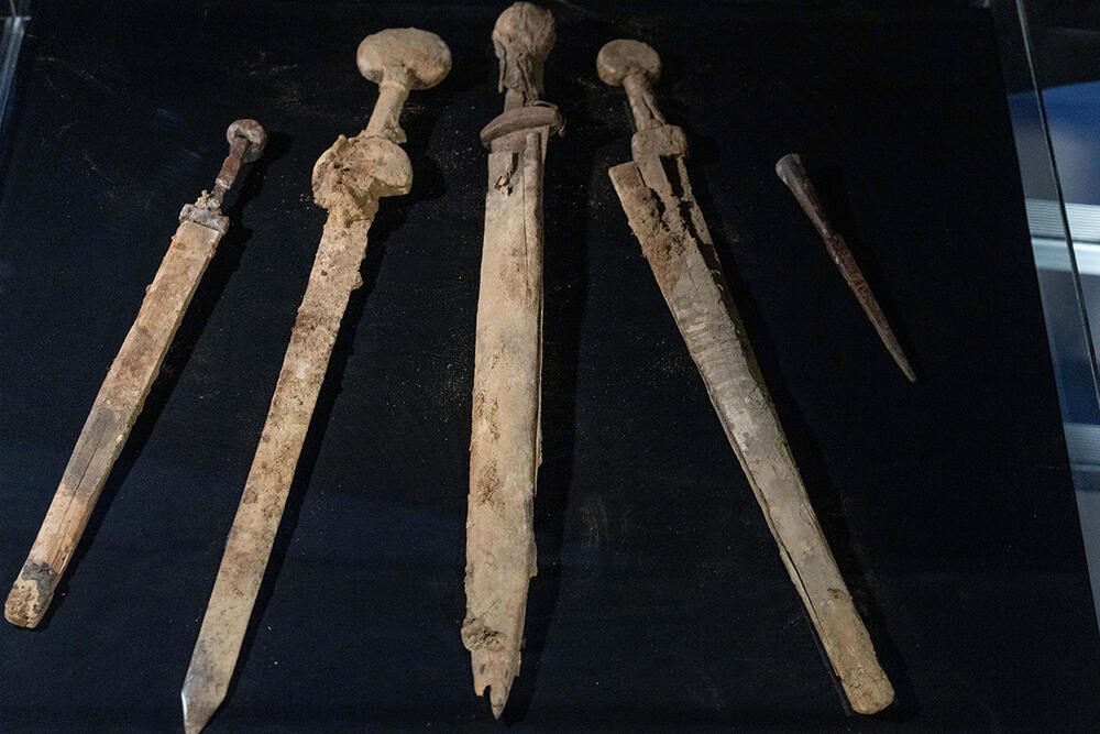 mač, mačevi, Mrtvo More, arheološko otkriće, Jerusalim