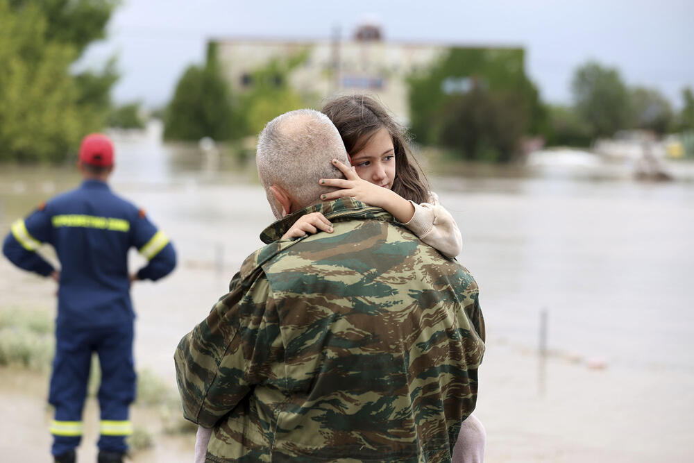 Grčka, poplave, spasavanje