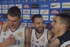 MA NISMO SAIGRAČI, MI SMO BRAĆA! Kakve reči košarkaša Srbije - da se naježiš