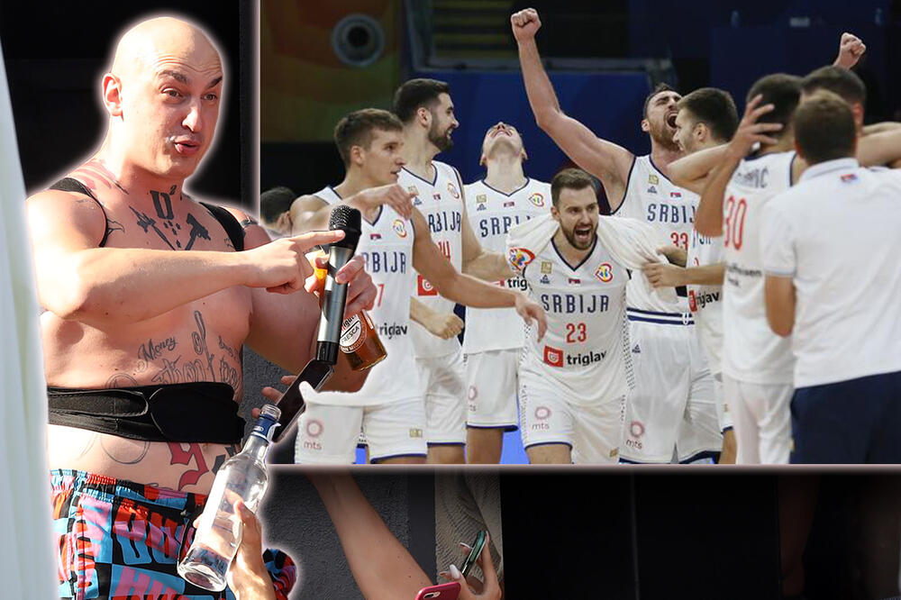 DESINGERICA PEVA ORLOVIMA NA DOČEKU?! Najmlađi košarkaš Srbije je i "NAJLUĐI", evo šta je predložio posle prolaska u finale VIDEO