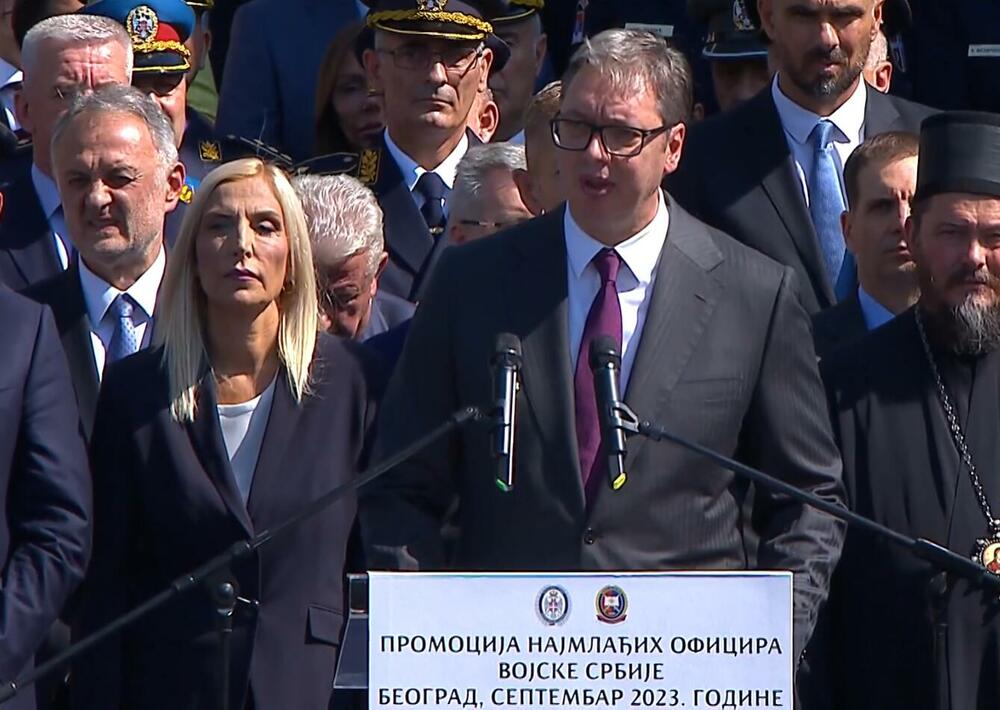 Vojska Srbije, promocija najmlađih oficira, Aleksandar Vučić