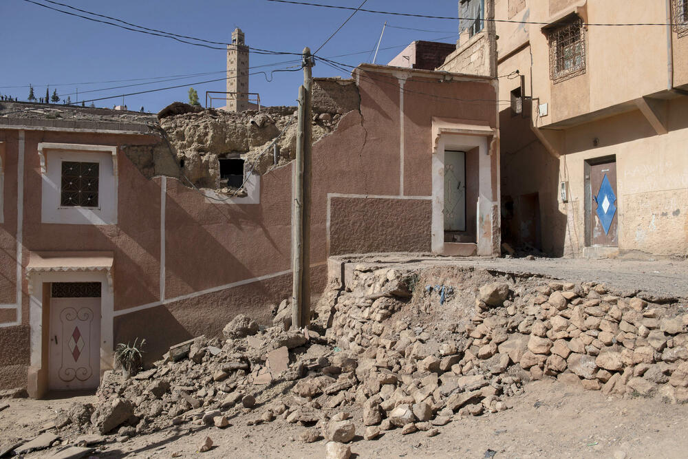 Maroko, Zemljotres, zemljotres u Maroku