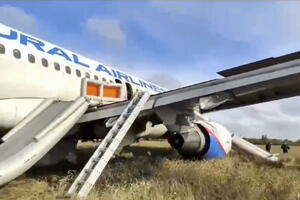 PRINUDNO SLETANJE U SIBIRU: Pilot uspeo da avion ruske aviokompanije prizemlji na livadu, otvorena istraga (FOTO, VIDEO)