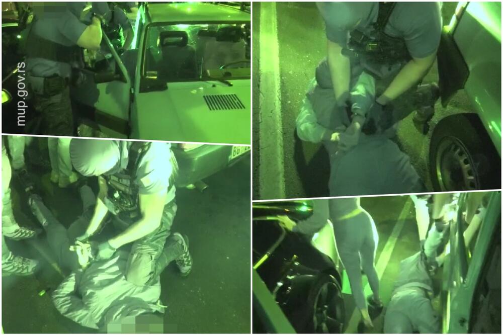 ZOLJOM NA KUĆU U BATAJNICI: Policija ih pronašla, pa ovako izvukla iz kola, pogledajte hapšenje! Šok koliko mlađi ima godina VIDEO