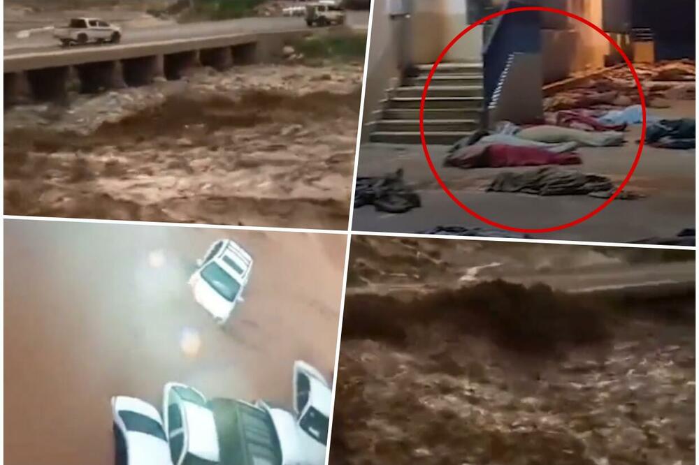 TELA NASTRADALIH NEPRESTANO DONOSE ISPRED BOLNICE: Uznemirujući snimak iz razorenog grada u Libiji MRTVE NE STIŽU NI DA PREBROJE