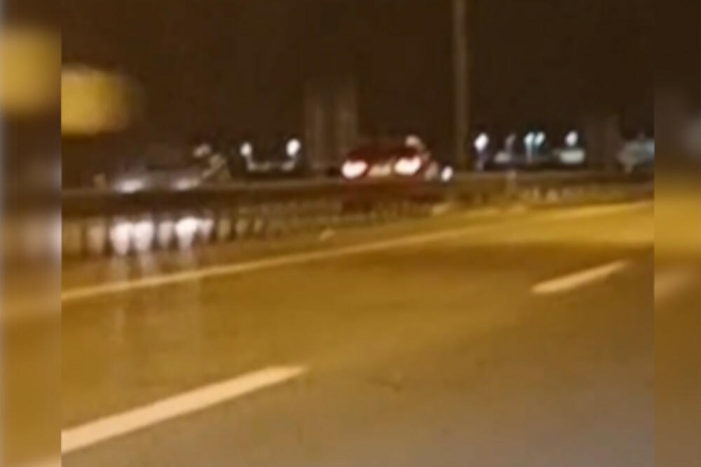 NOVI KAMIKAZA NA AUTO-PUTU U BEOGRADU: Snimak ludila koje se moglo završiti kobno, kilometrima jurio u suprotnom smeru (VIDEO)