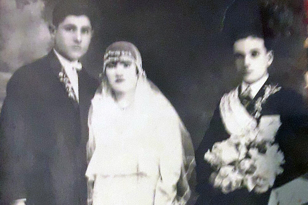 Koviljkini roditelji na venčanju 1931. 