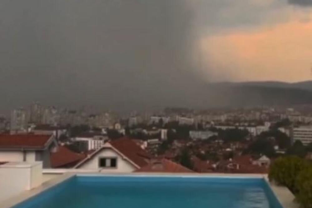 ZASTRAŠUJUĆI PRIZOR SNIMLJEN IZNAD KOPAONIKA: Ka ovom delu Srbije juri VODENA BOMBA, oluja se očekuje u 5 gradova! VIDEO