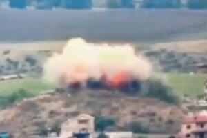 OVAKO JE UNIŠTEN JERMENSKI PVO SISTEM: Raketa ili dron kamikaza pogodili TOR-M1! (VIDEO)