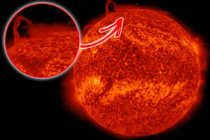 ŠTA SE ZA IME BOGA DEŠAVA?! Odlomio se deo Sunca, formiran veliki vrtlog, naučnici gledaju snimak, ali nemaju objašnjenje (VIDEO)