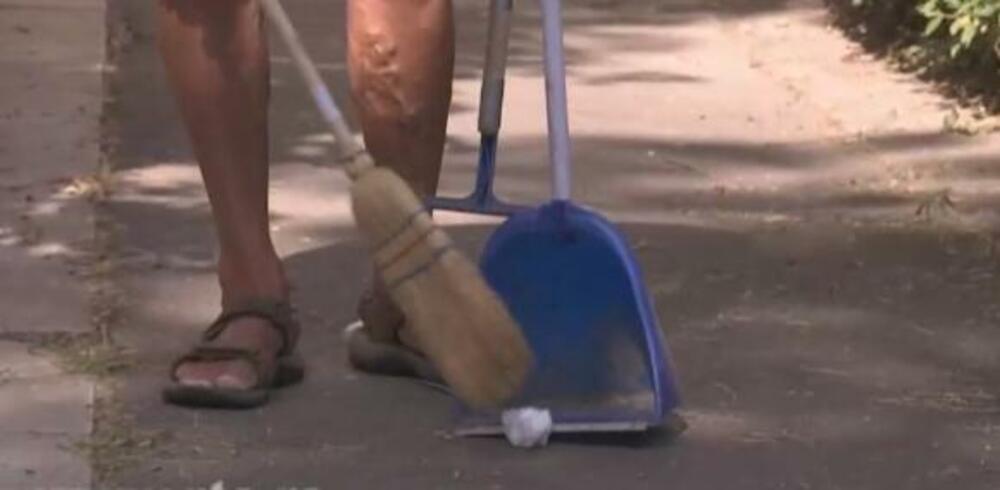 Džon Lori, čišćenje, Dorćol, čisti ulice