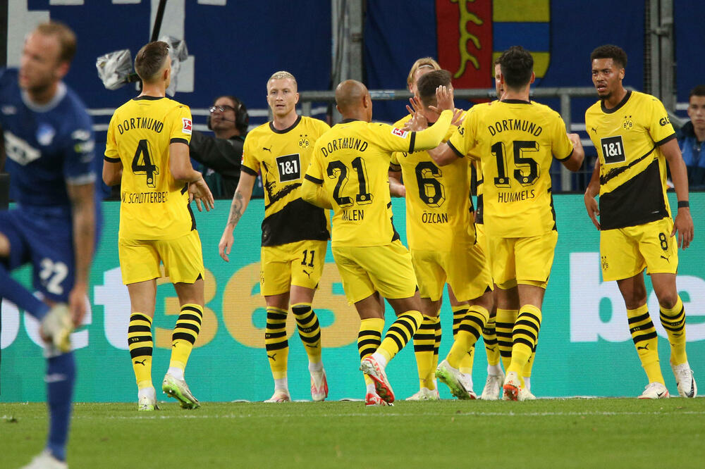 BORUSIJA SA IGRAČEM MANJE SLAVILA U HOFENHAJMU: Tim iz Dortmunda izbio na lidersku poziciju Bundeslige