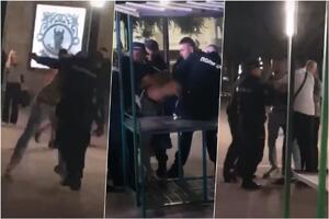 POGLEDAJTE SNIMAK TUČE SA POLICIJOM U CENTRU KRUŠEVCA: Mladić odbio da bude priveden, pa UDARIO SLUŽBENO LICE! Usledio haos VIDEO