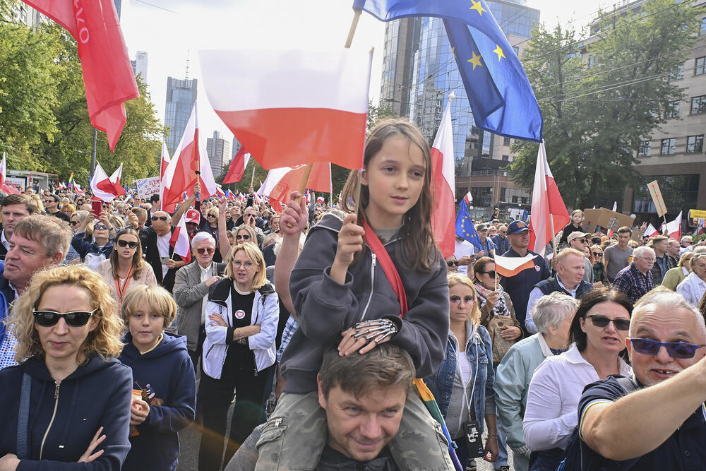Varšava, protest