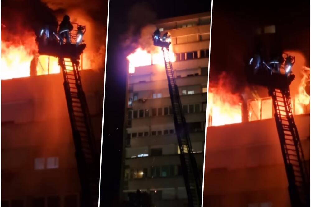 IMA POGINULIH U POŽARU U KRAGUJEVCU! Vatra gutala spratove zgrade! Vatrogasci se satima borili sa stihijom (VIDEO)