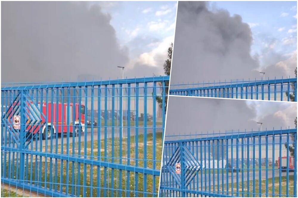"OVO JE PAKAO, OPREMA NAM SE TOPI": Vatrogasci i tokom jutra ne mogu da obuzdaju požar u Osijeku, gori 10 hektara plastike (VIDEO)