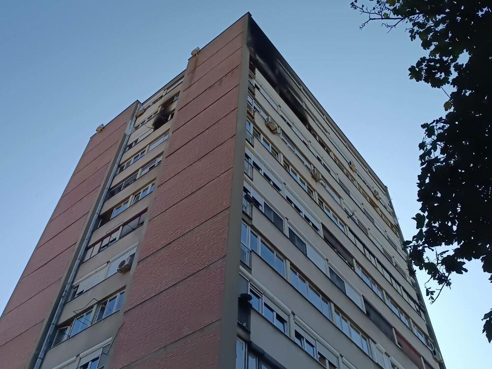 zgrada u kojoj je izbio požar u kragujevcu