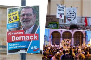 NEMAČKA ULTRADESNICA ULAZI U PARLAMENT? U Minhenu veliki protest protiv AfD koja možda dobije i prvog gradonačelnika (FOTO, VIDEO)