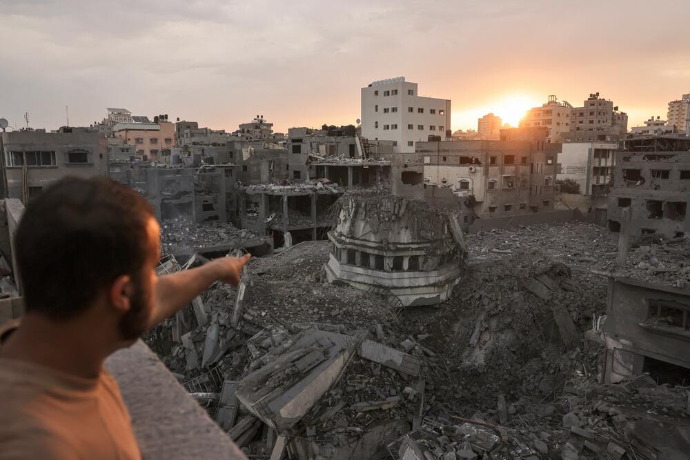 Izrael, rat u Izraelu, Gaza, pojas Gaze, srušena džamija, Palestinci