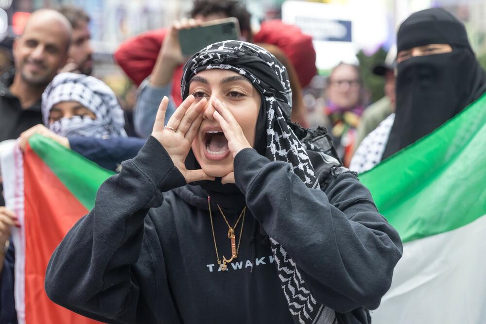 Njujork, demonstracije, Izrael, Palestinci