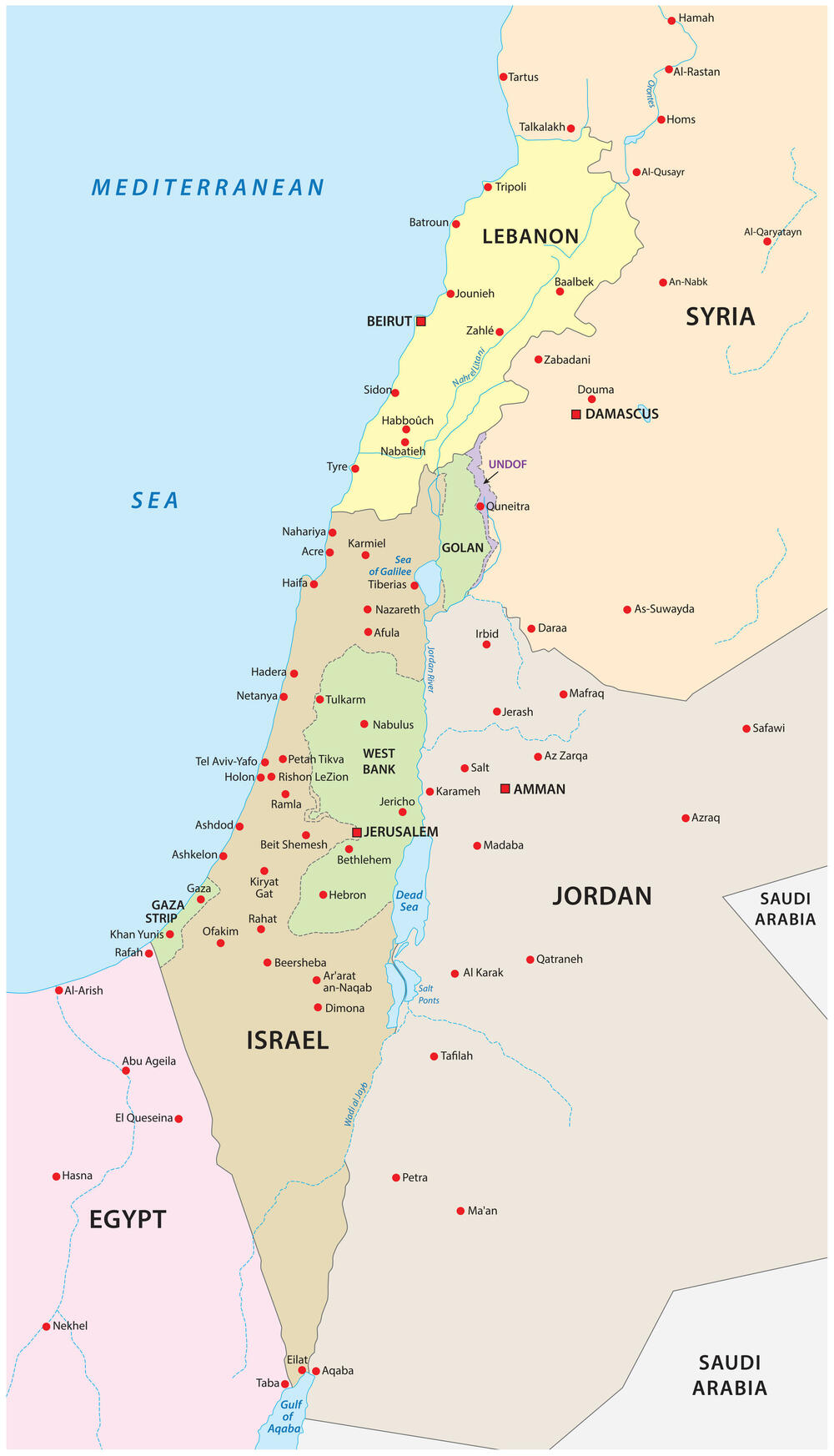 Izrael, Liban, granica