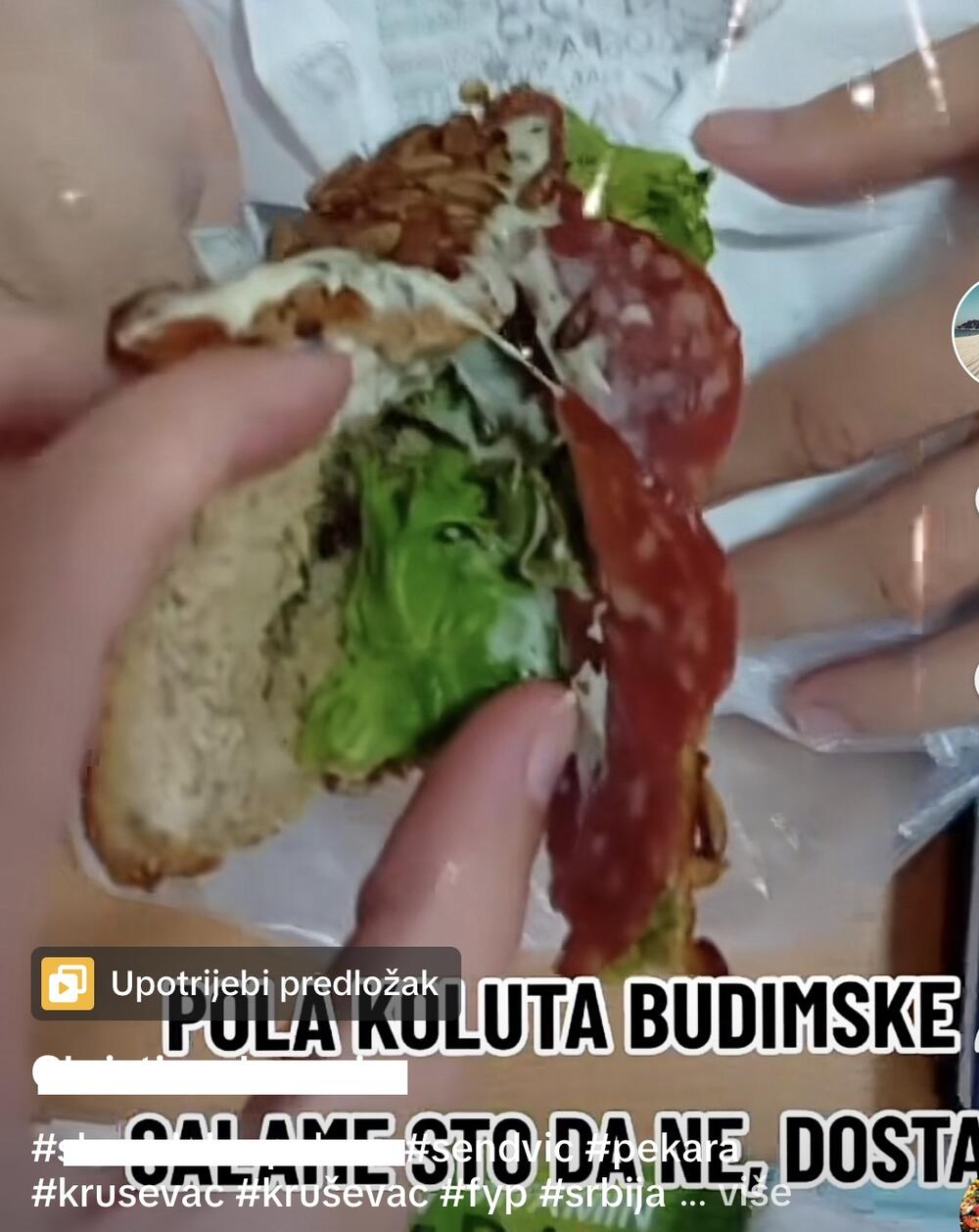 pekara, sendvič, Budimska kobasica