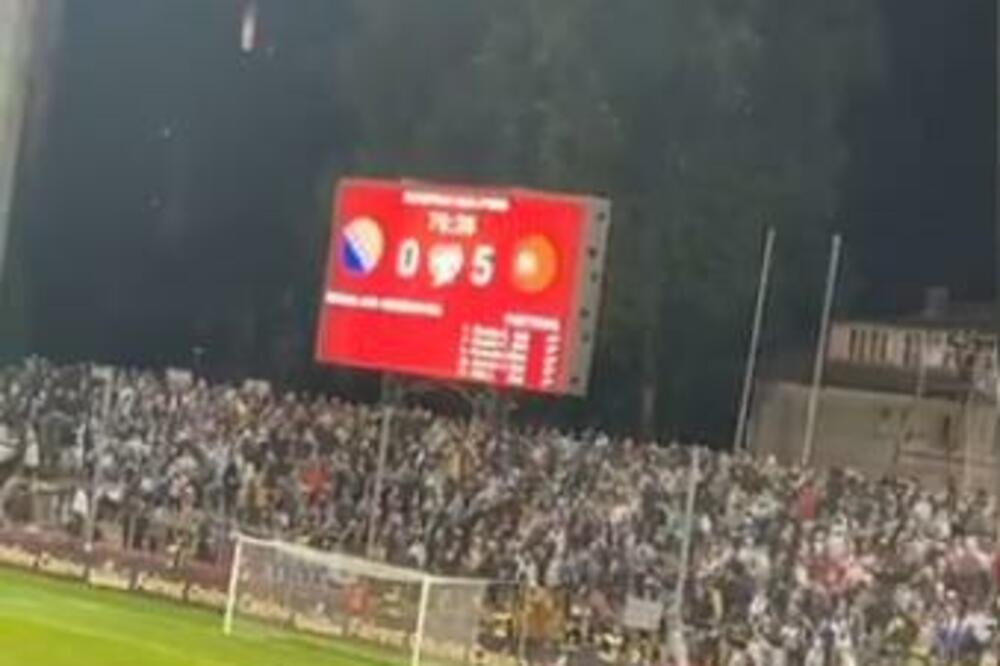 "SAVO, PALI SU - IMAMO IH" Urnebesan snimak zapalio internet: Na 5:0 za Portugal BOSANAC do suza nasmejao ceo stadion! (VIDEO)
