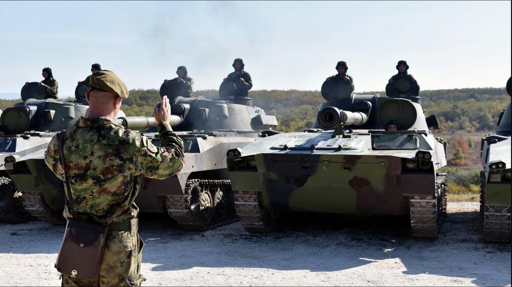 Vojska Srbije, vojska, haubice, tenkovi, BVP